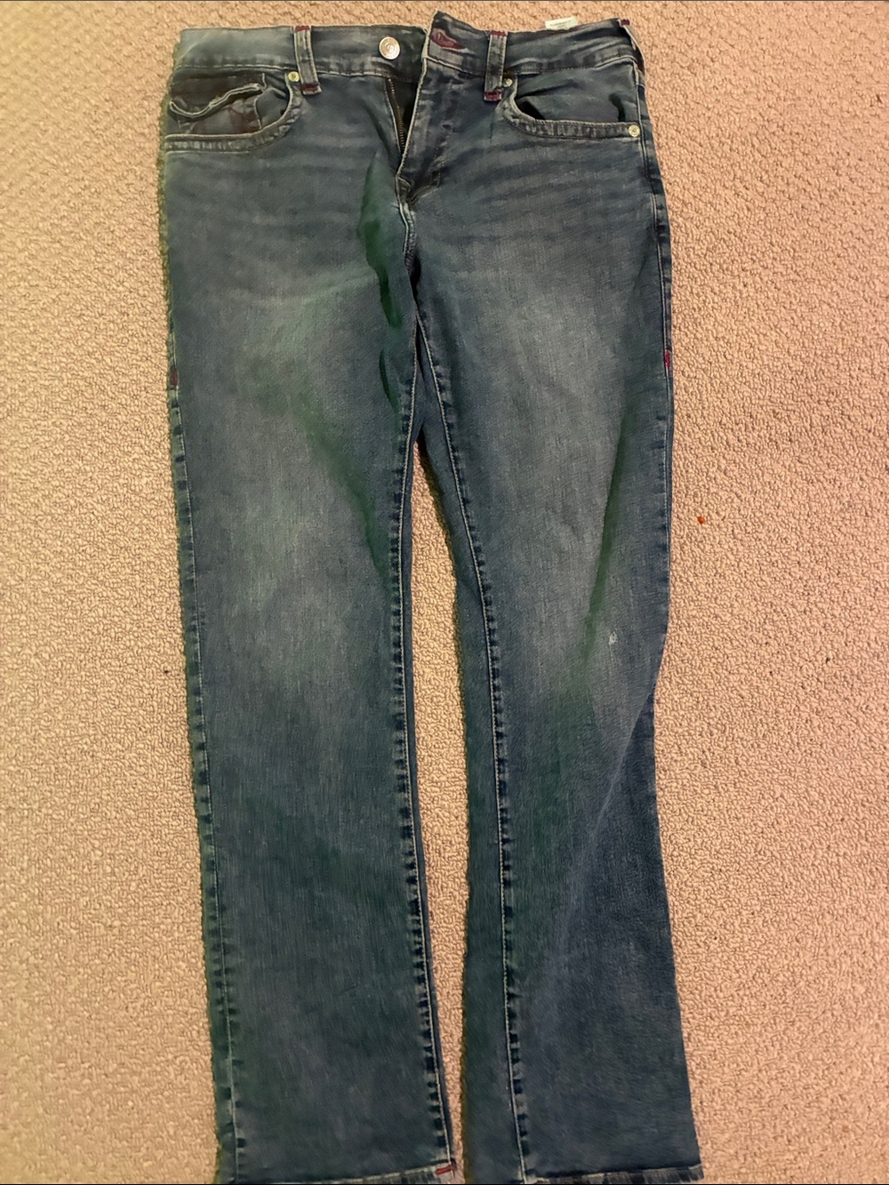 True Religion Men’s Slim Blue Denim Jeans